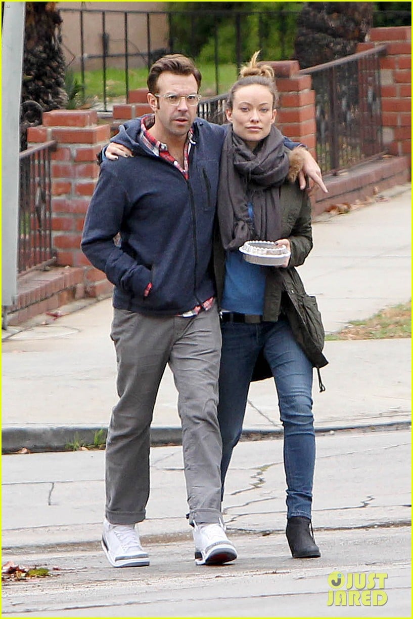 Olivia Wilde & Jason Sudeikis: Arm-in-Arm After Lunch Date olivia wilde...