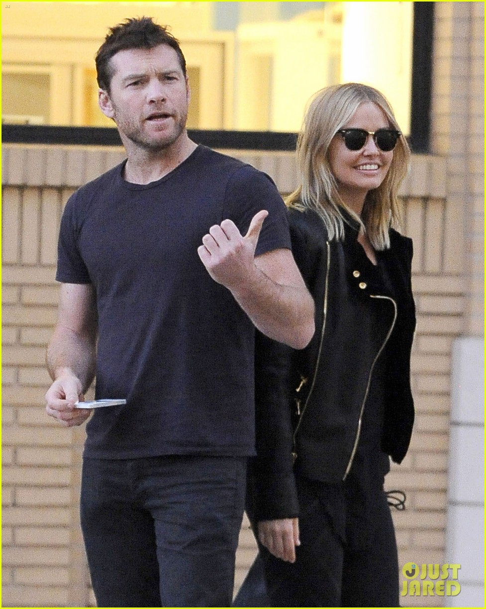 Sam Worthington & Lara Bingle: Beverly Hills Shopping Duo: Photo