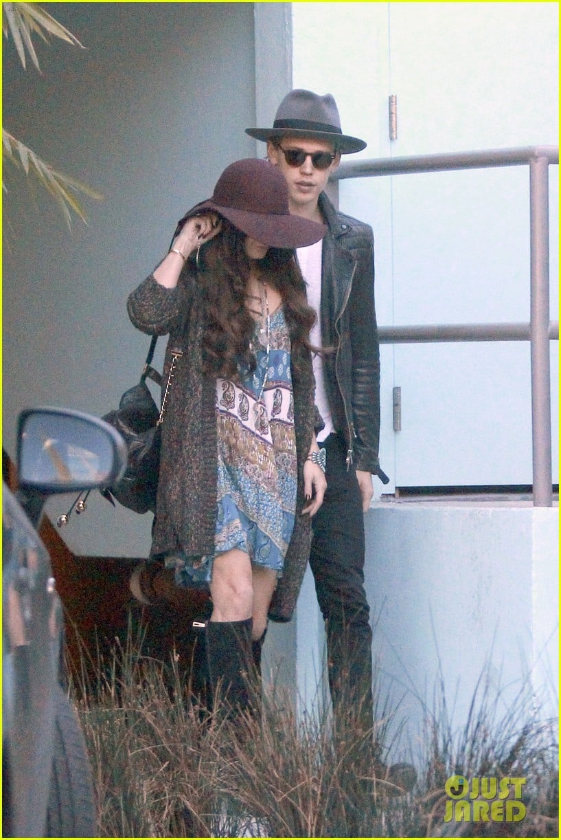 Vanessa Hudgens & Austin Butler Hang Before 'Leno' Taping!: Photo ...