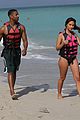 michael b jordan shirtless beach stroll with mystery girl 15