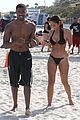 michael b jordan shirtless beach stroll with mystery girl 27