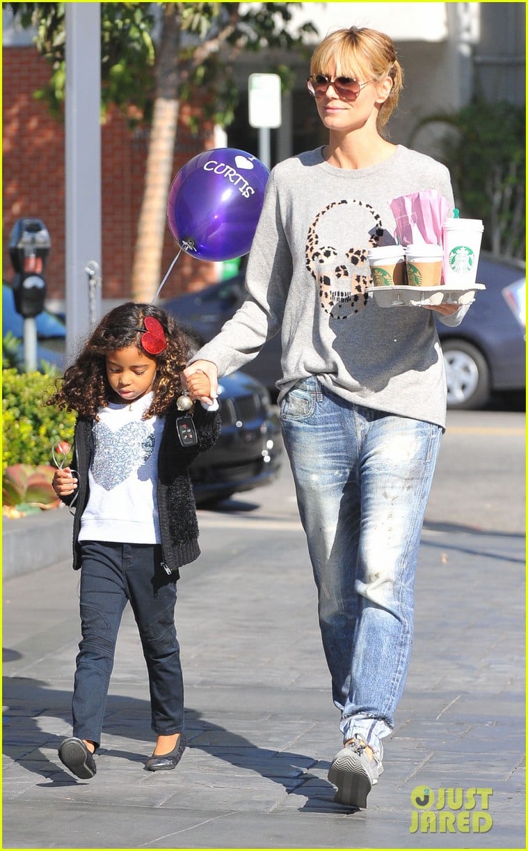 Heidi Klum Morning Coffee Run with Daughter Lou! Photo 3028928