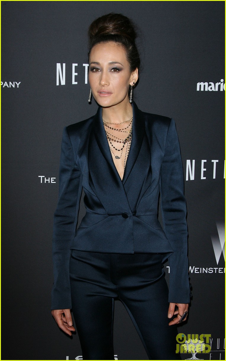Maggie Q & Jamie-Lynn Sigler - InStyle Golden Globes Party 2014: Photo