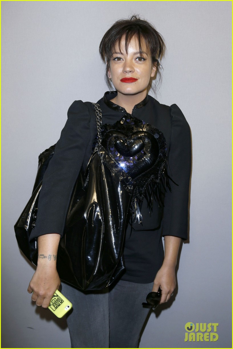 Will Smith & Lily Allen Louis Vuitton Paris Fashion Week Show! Photo
