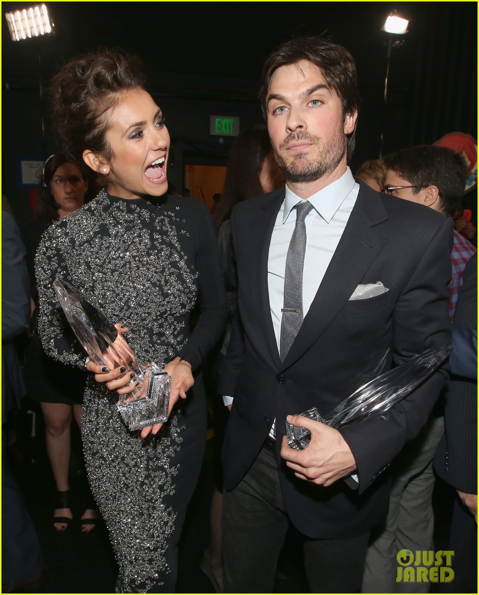 Ian Somerhalder & Nina Dobrev Joke About Their Breakup at People's