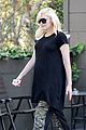 pregnant gwen stefani pampers herself with acupuncture session 02
