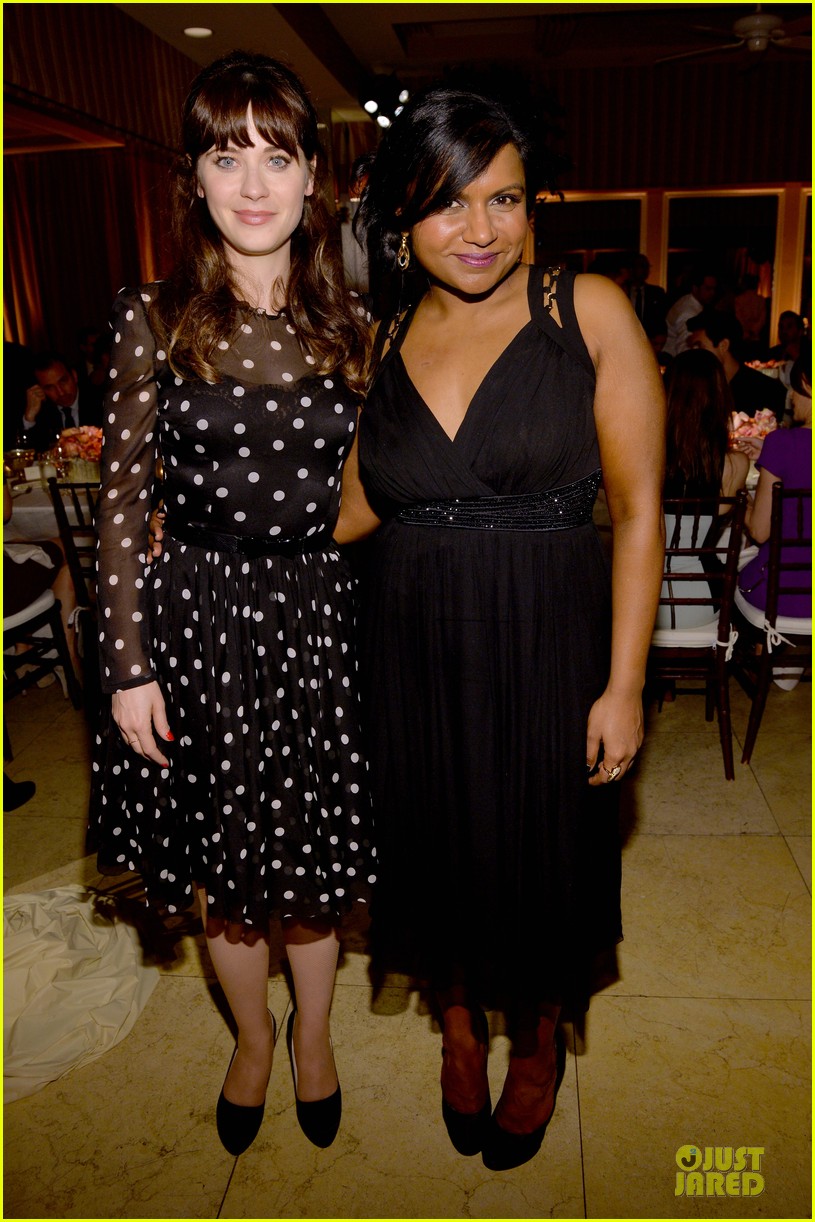 Zooey Deschanel & Mindy Kaling - Elle's Women in TV Celebration 2014