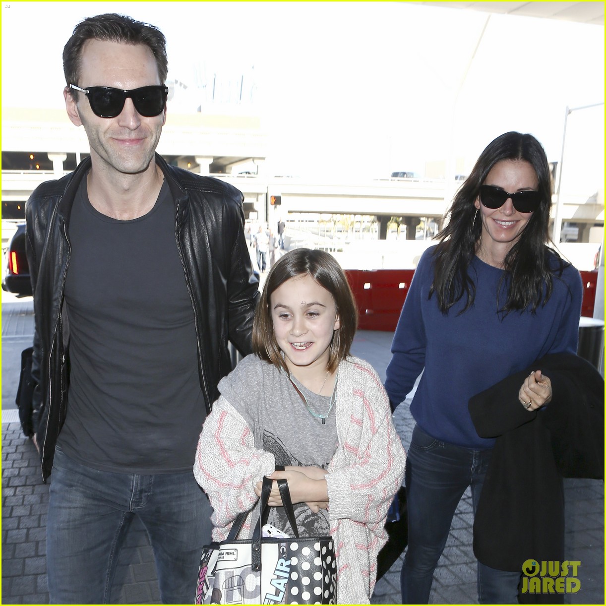 Courteney Cox & Boyfriend Johnny McDaid Valentine's Day Flight with