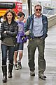 harrison ford calista flockhart lakers game with son liam 01