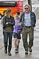 harrison ford calista flockhart lakers game with son liam 05