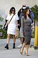 kim kardashian goes back to brunette hair steps out with sisters khloe kylie with new do 03