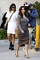 kim kardashian goes back to brunette hair steps out with sisters khloe kylie with new do 19