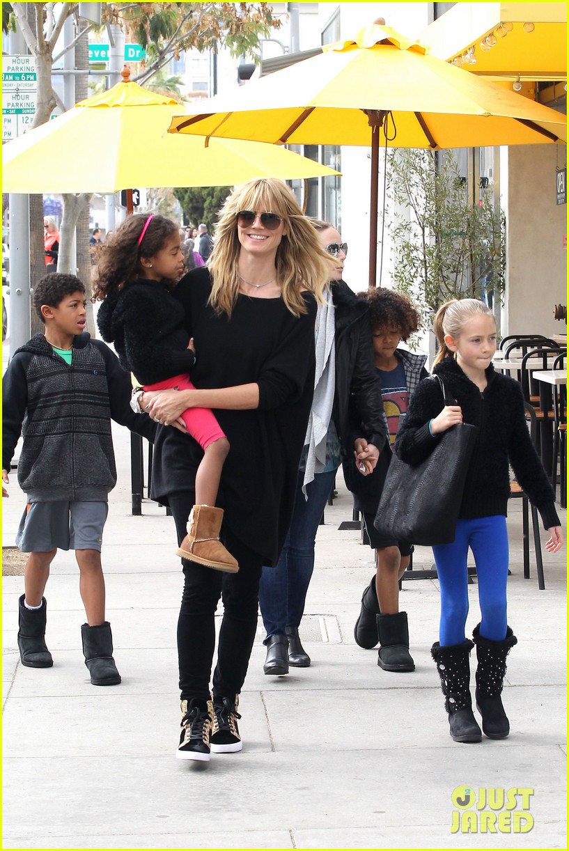 Heidi Klum Sunday Lunch with the Kids! Photo 3050568 Celebrity(01)