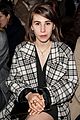 zosia mamet gets front seat view for carven show 01