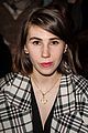 zosia mamet gets front seat view for carven show 04