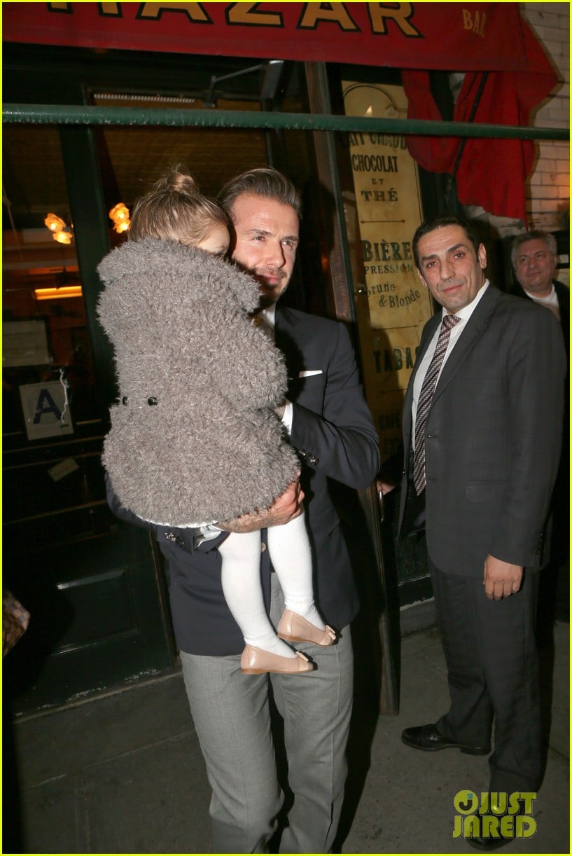 Victoria Beckham David & Kids Sit Front Row at Fashion Show! Photo