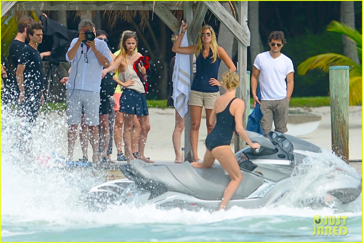 Charlize Theron's Bathing Suit Body is So Enviable As She Works a Jet Ski Photo 3075480