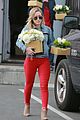 hilary duff stylish with red 03