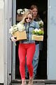 hilary duff stylish with red 20