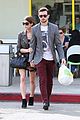 ashley greene paul khoury go in for a kiss after lunch 01