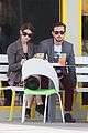 ashley greene paul khoury go in for a kiss after lunch 07