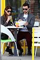 ashley greene paul khoury go in for a kiss after lunch 08