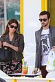 ashley greene paul khoury go in for a kiss after lunch 10
