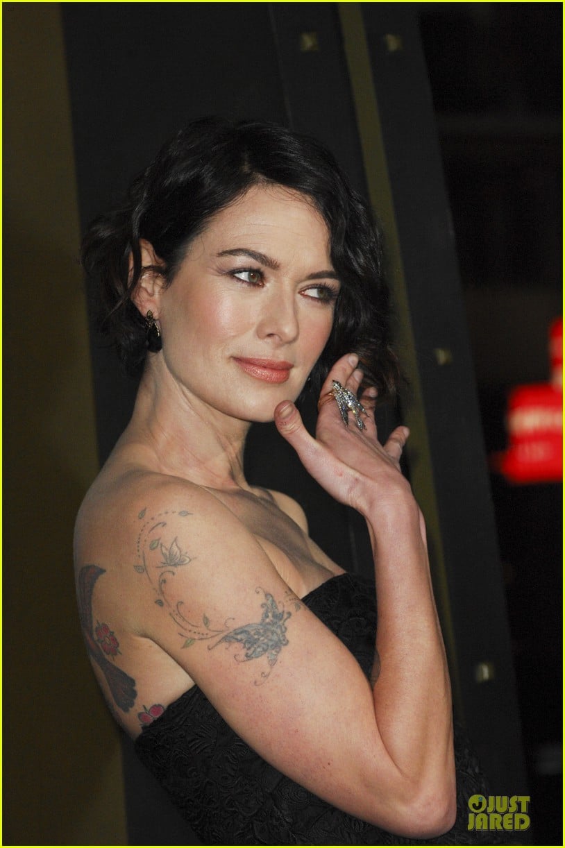 Lena Headey Bares Sexy Tattoos At 300 Rise Of An Empire Premiere With Eva Green Photo 