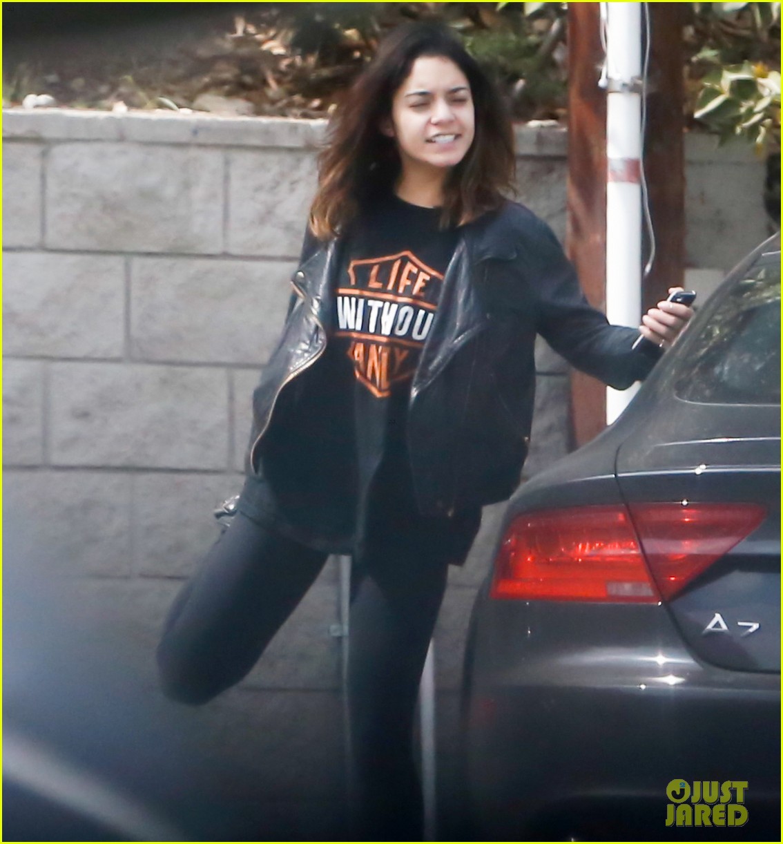 Vanessa Hudgens is a Total Biker Babe in Harley Davidson Gear!: Photo