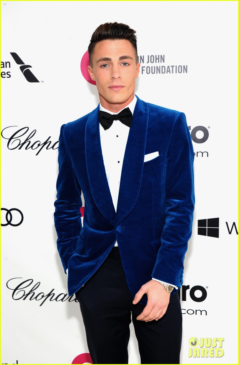 Joe Jonas & Colton Haynes Elton John Oscars Party 2014 Photo 3064088
