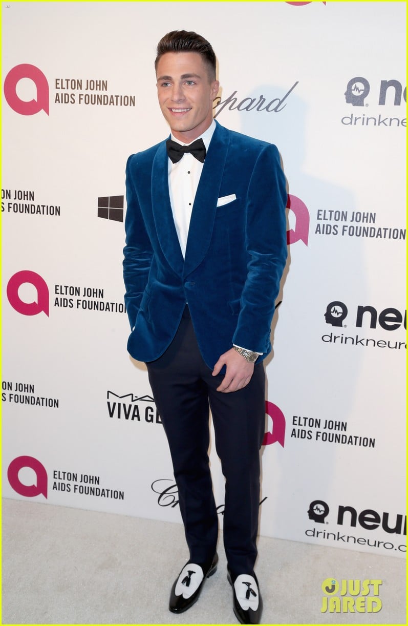 Joe Jonas & Colton Haynes Elton John Oscars Party 2014 Photo 3064092