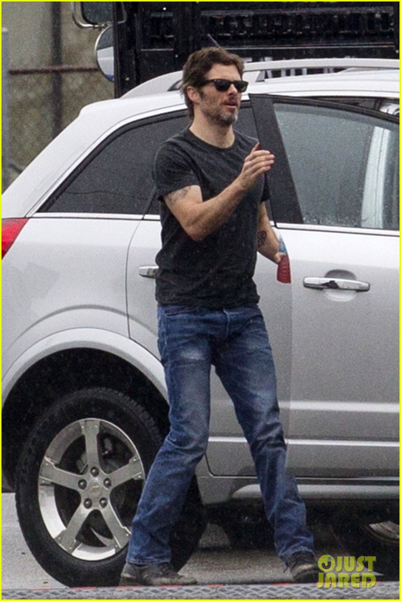 James Marsden Sports Facial Hair & Tattoos for 'DTrain' Filming