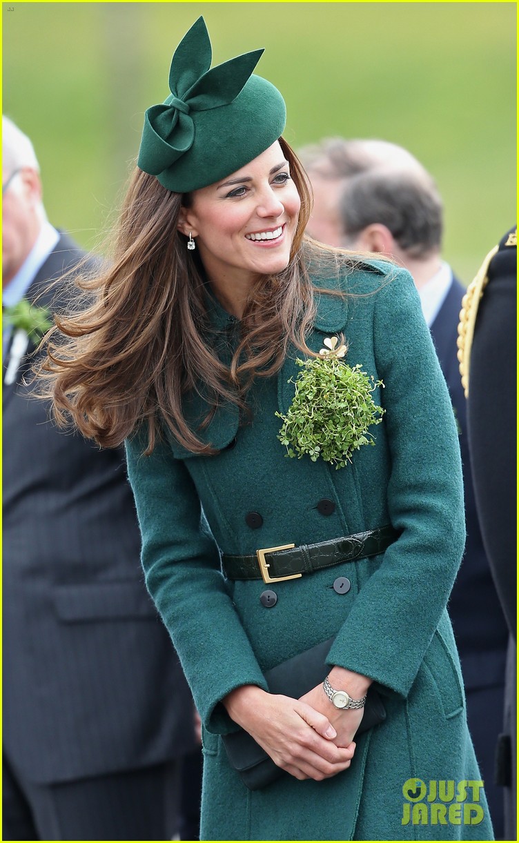 Kate Middleton Goes Green for St. Patrick's Day Parade with Prince