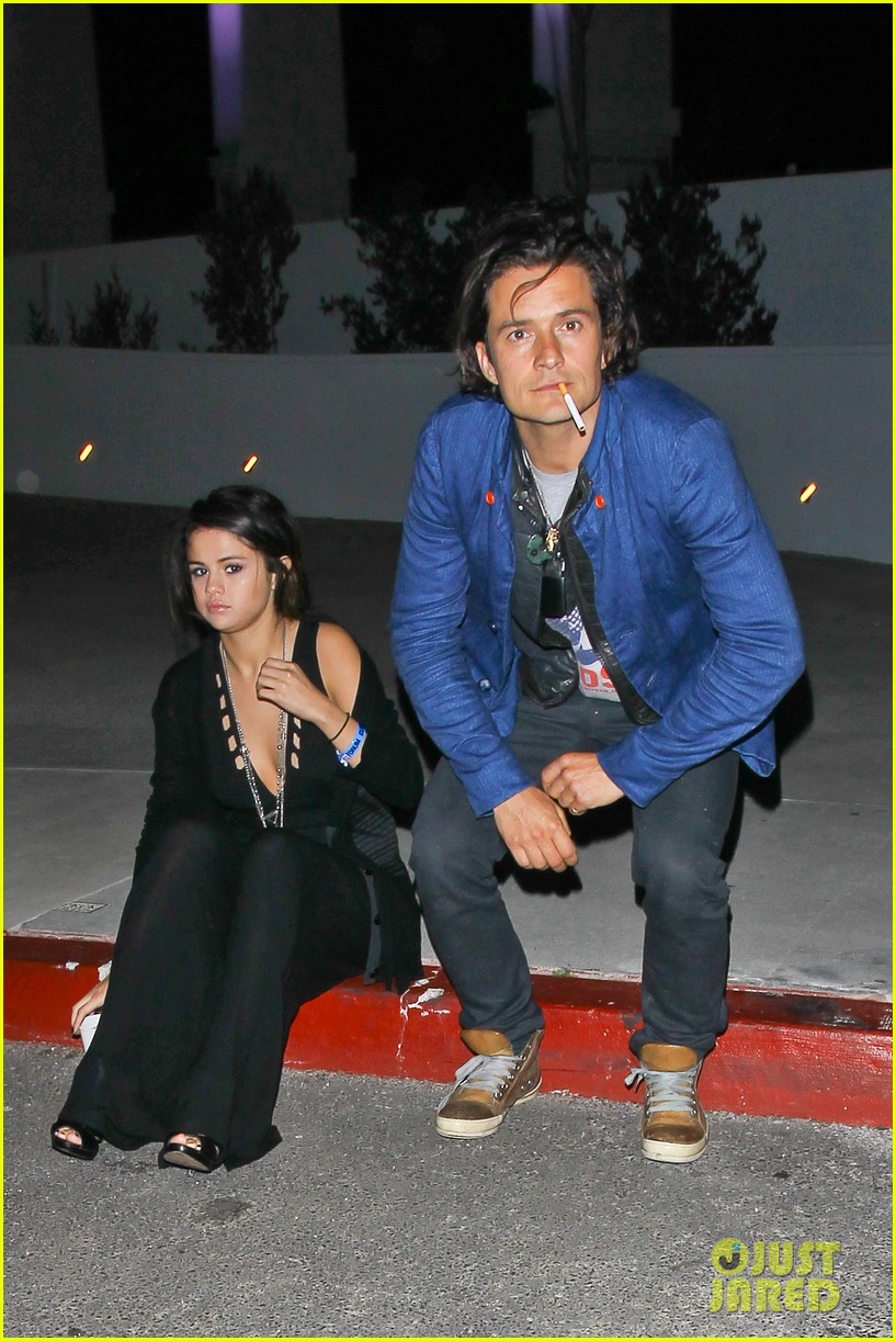 orlando bloom selena gomez spotted hanging out see the pic 013100774