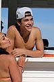 austin mahone shirtless beachside selfies with fans 20