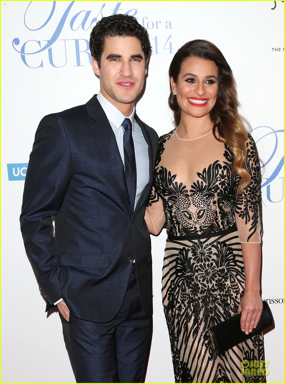Lea Michele & Darren Criss Smile For a Cancer Cure! Photo 3099568