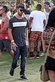 aaron paul wife wears retro bikini at coachella 18