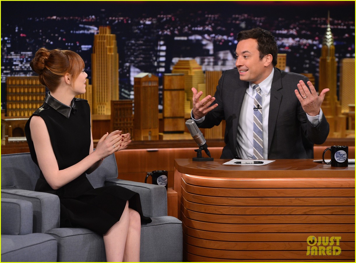 Emma Stone's Lip Sync Battle with Jimmy Fallon is a Must See!: Photo