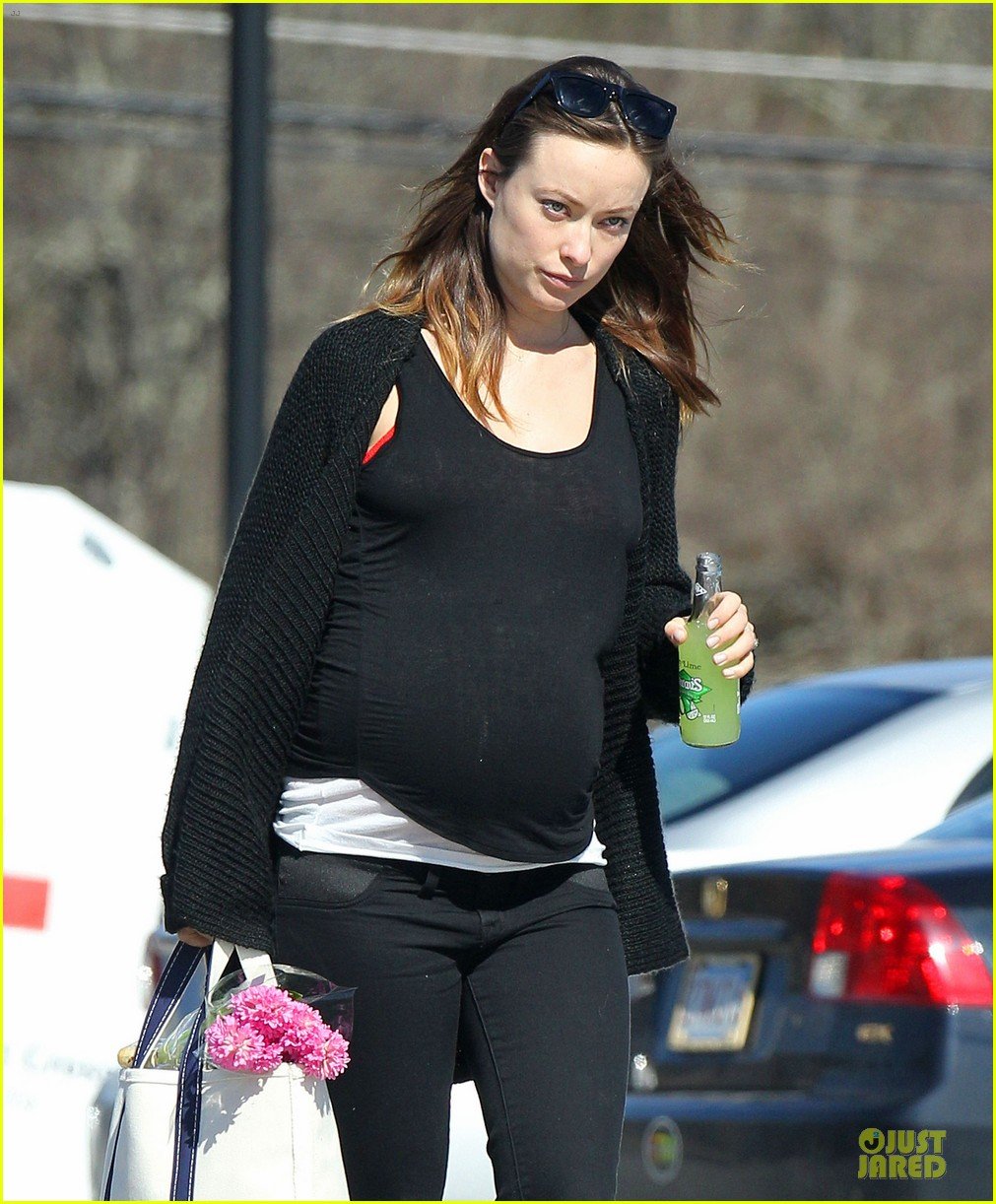 Olivia Wilde Stocks Up on Food for Her Baby Bump, Jason ...