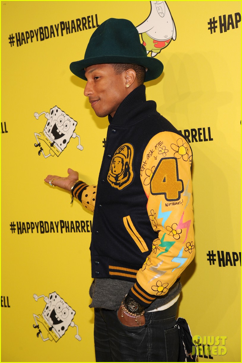 Pharrell Williams Celebrates His ‘Happy’ 41st Birthday with Wife Helen