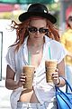 rumer willis unbuttoned shirt flies partially open in the wind 02