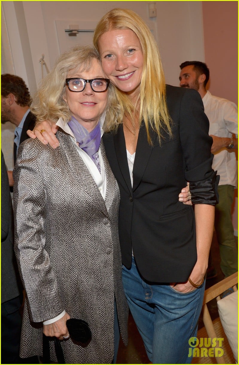 Paltrow's Mom Blythe Danner is By Her Side at Goop PopUp Shop