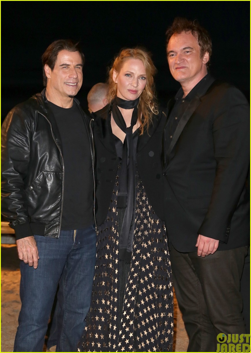 John Travolta, Uma Thurman & Quentin Tarantino Reunite for 'Pulp