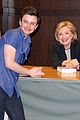 chris colfer hilary clinton book signing 04