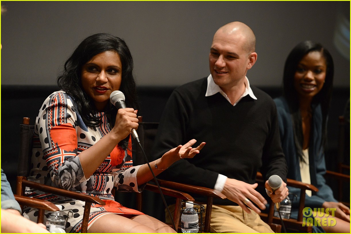 Mindy Kaling Joins Her 'Mindy Project' Cast for a Special Screening