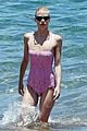 jaime king rocks hot pink one piece swimsuit shares adorable video 05