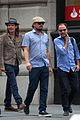 leonardo dicaprio hangs out with pals after lunch in nyc 02