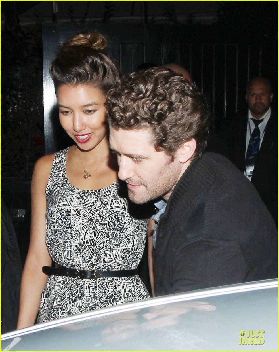 Matthew Morrison & Fiancee Renee Puente Get Romantic For Chiltern