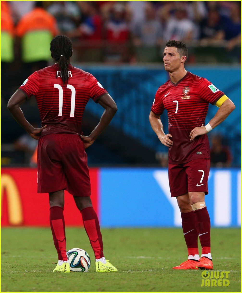 Injured Cristiano Ronaldo Takes the Field for Portugal vs. USA World