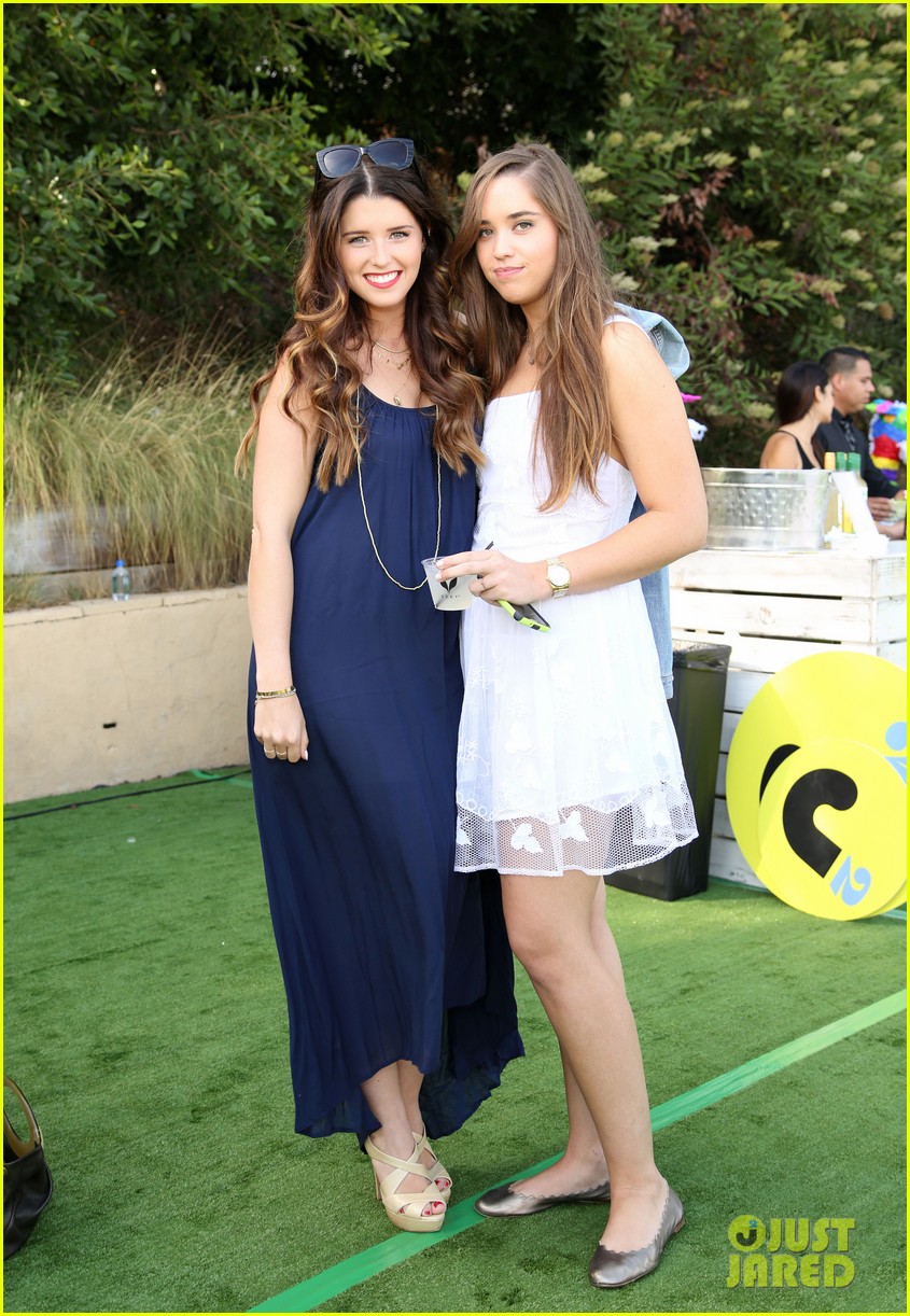 Camilla Belle & Chloe Bennet Keep it Chic at Just Jared's Summer Fiesta